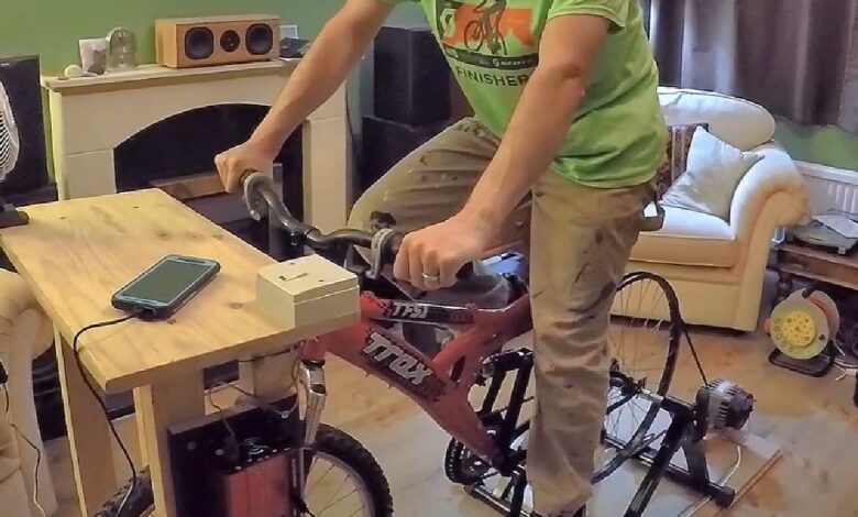 Un générateur électrique de vélos construit à partir de zéro.
