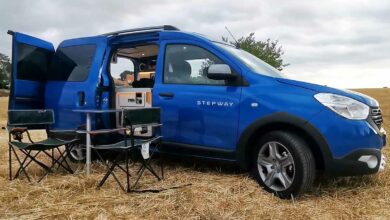 Le camping-car aménagé Dacia Dokker en version Neptune par Yevana.