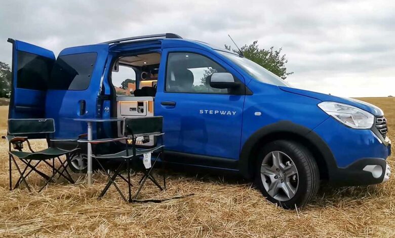 Le camping-car aménagé Dacia Dokker en version Neptune par Yevana.