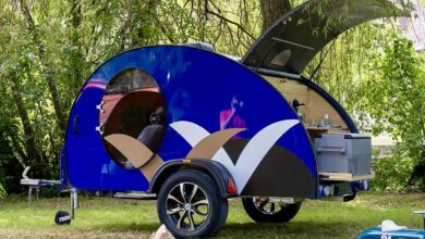 La Cosymobil est une mini caravane teardrop tout confort.