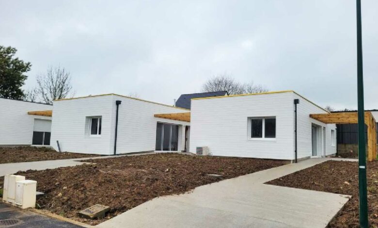 Les maisons containers ont été fabriquées par l'entreprise Maison Container Doublier.