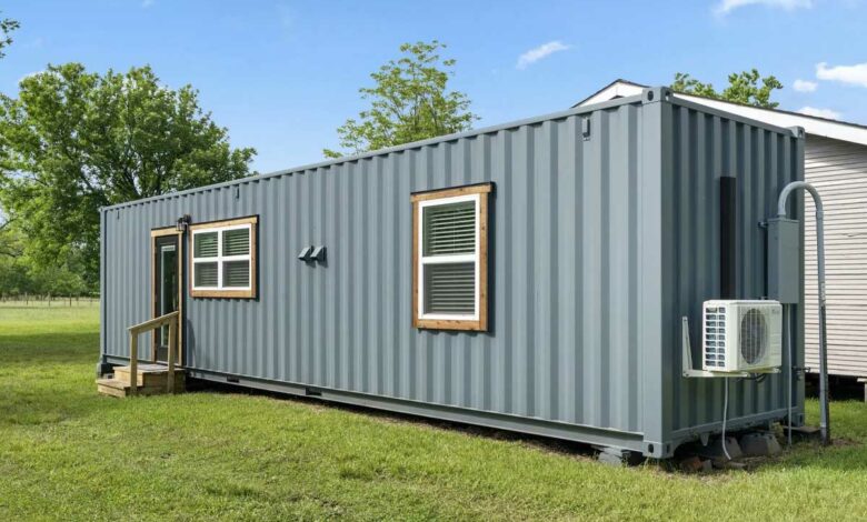 La maison est également équipée de plusieurs fenêtres.