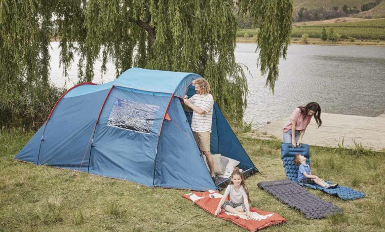 Pour un séjour au camping, Lidl propose une tente Rocktrail pour 4 personnes.