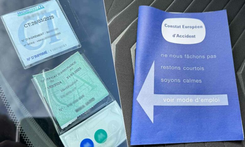 Avec la suppression de la vignette verte, comment remplir un constat en cas d'accident ?