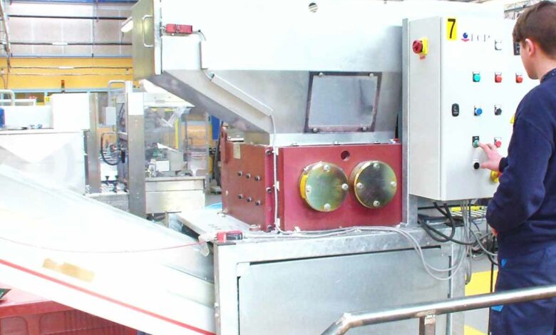 La machine de production du lycée Raoul Vadepied pour fabriquer des pellets de bois.