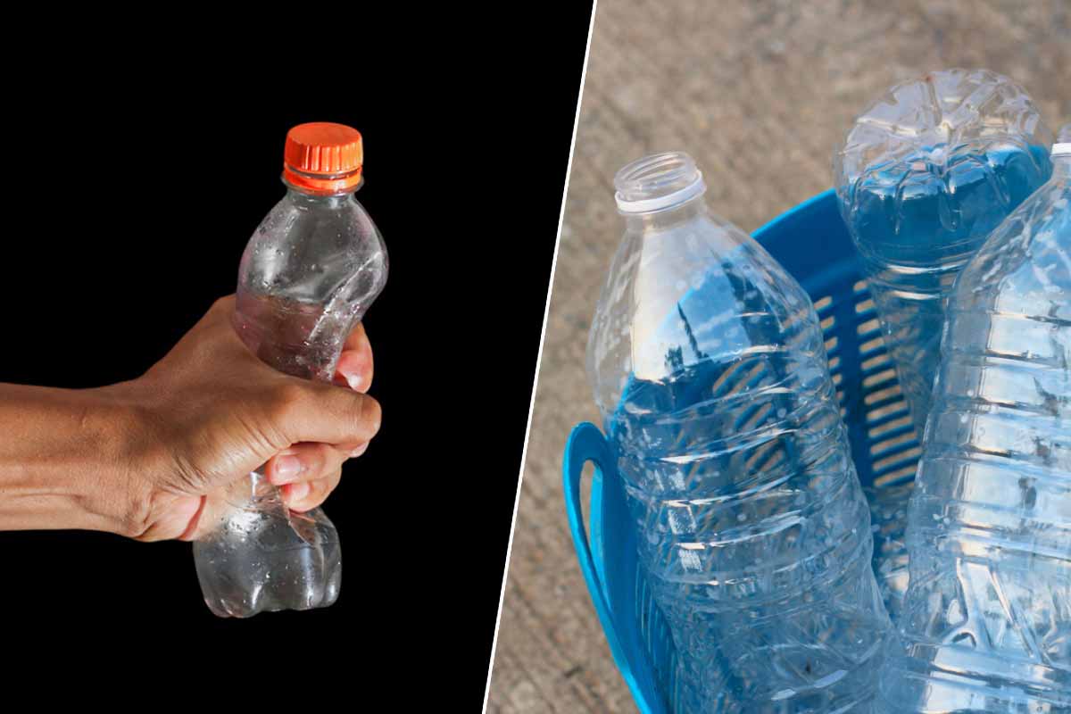 Faut-il compresser ou non les bouteilles en plastique vide.