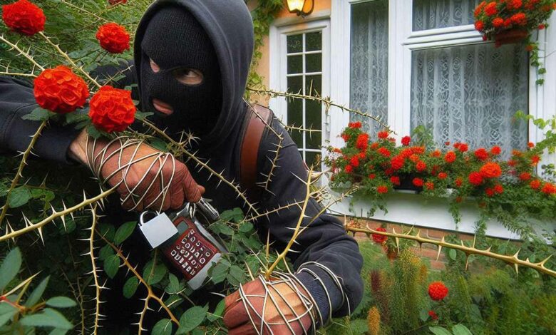Des plantes épineuses peuvent dissuader d'éventuels cambrioleurs de pénétrer chez vous.