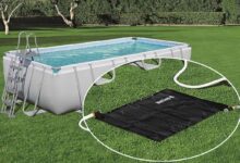Un chauffe-eau solaire pour piscine actuellement en promotion sur Amazon.