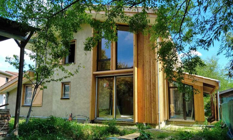 Un projet de maison passive, fabriquée uniquement avec des matériaux écologiques.