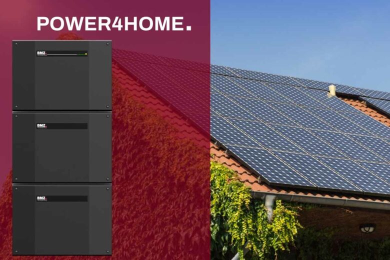 Les batteries Power4home de BMZ permettent de stocker le surplus de production de vos panneaux solaires.