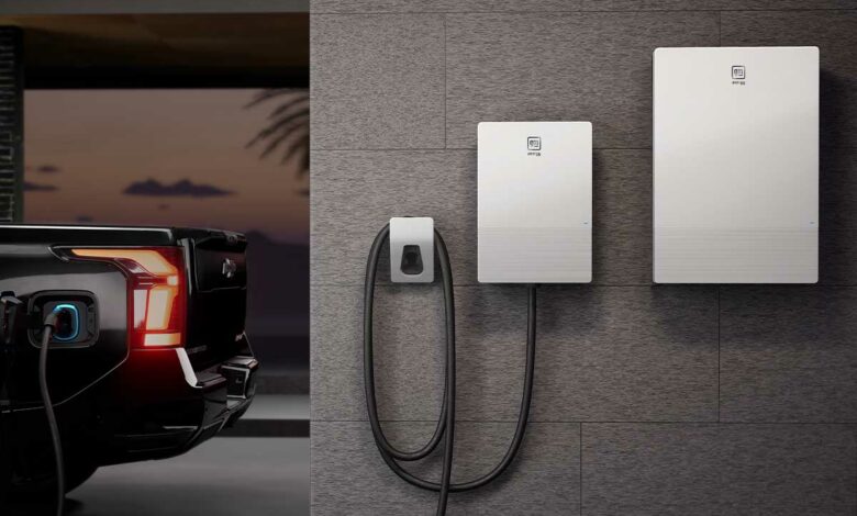 Une technologie pour transférer l'énergie entre un véhicule électrique et une maison.