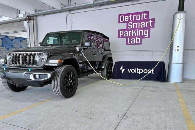 Des tests ont été effectués dans le Detroit Smart Parking.