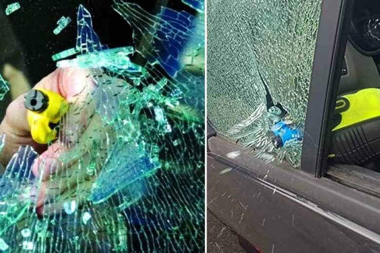 Le Resqme permet de briser la vitre d'un véhicule facilement lorsqu'il y a un risque élevé pour la sécurité.