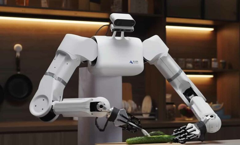 Ce robot est si précis qu'il peut raser un concombre.