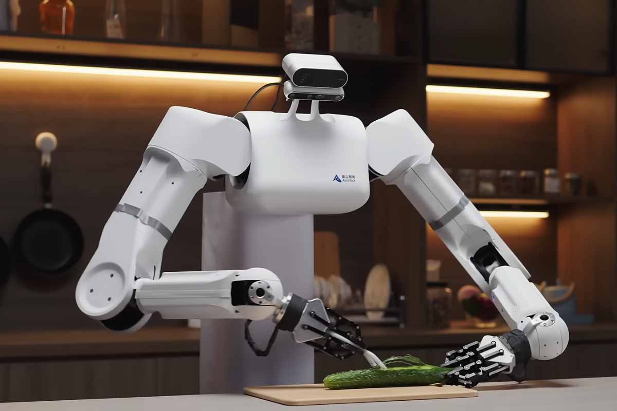 Ce robot est si précis qu'il peut raser un concombre.