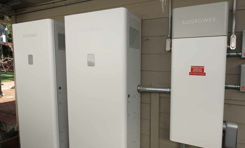 Le système de stockage d'énergie SunVault de SunPower.
