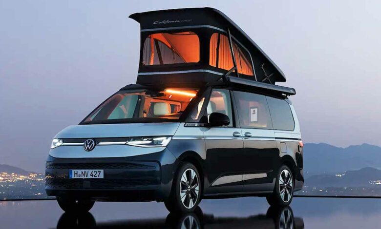Le concept du California T7 de Volkswagen.