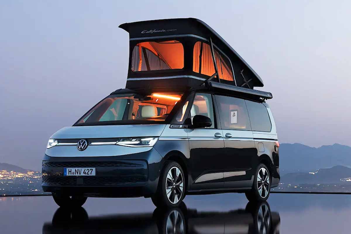 Le concept du California T7 de Volkswagen.