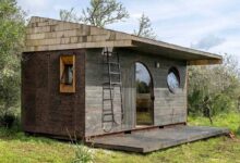 Une maison conteneur originale fabriquée par Madeinguincho au Portugal.