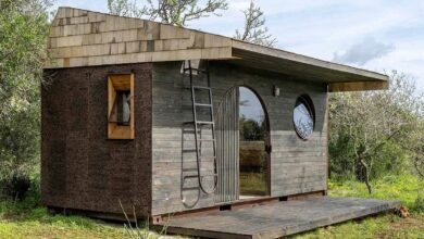 Une maison conteneur originale fabriquée par Madeinguincho au Portugal.