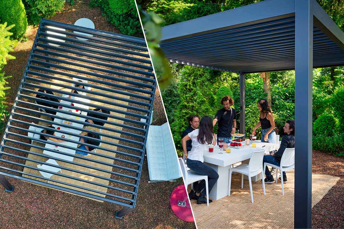 Une pergola dans son jardin ou pour sa terrasse pour profiter de moments agréables avec de l'ombrage.