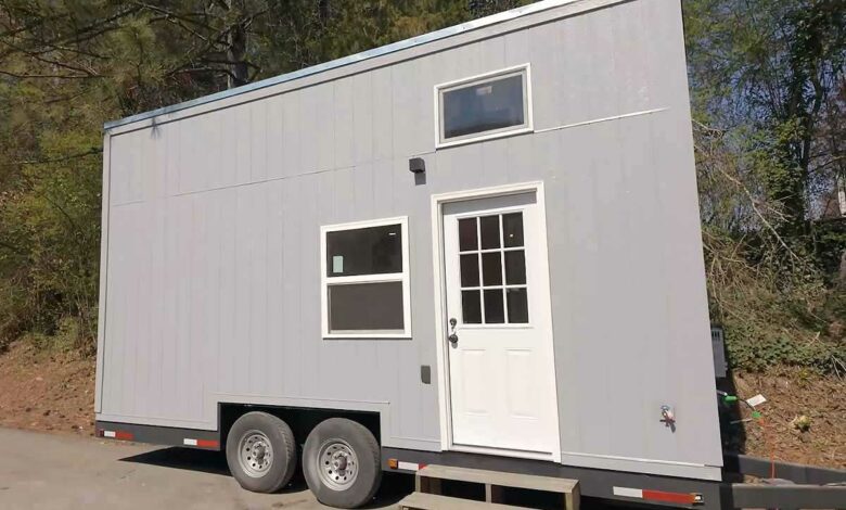 Une tiny-house sobre et minimaliste à un prix très abordable, la Element20 par Dragon Tiny Homes.