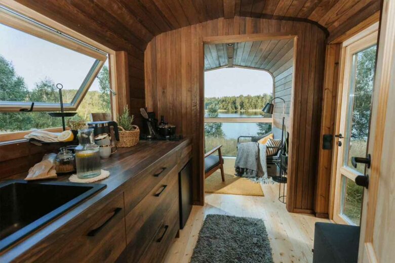 Un intérieur en bois plein de charme.