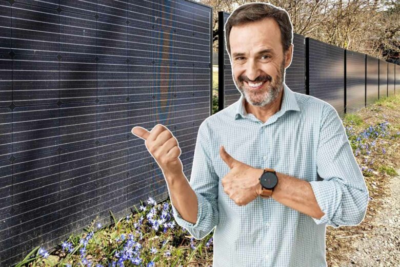Avec le prix en baisse des panneaux solaires, des clôtures photovoltaïques voient le jour !
