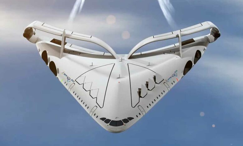 Voici le concept d'avion supersonique à hydrogène Sky OV.