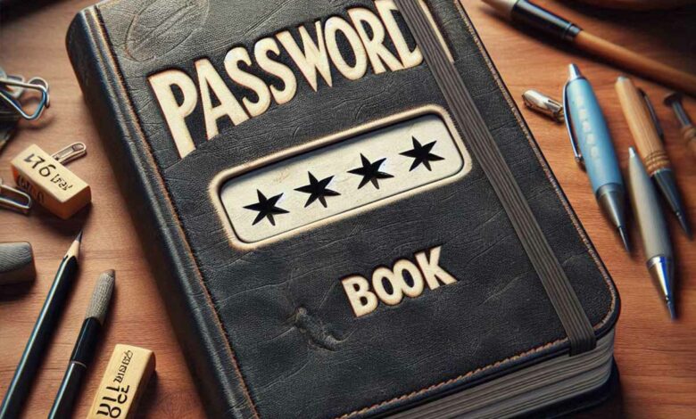 Opter pour un carnet de mots de passe peut s'avérer bien pratique.