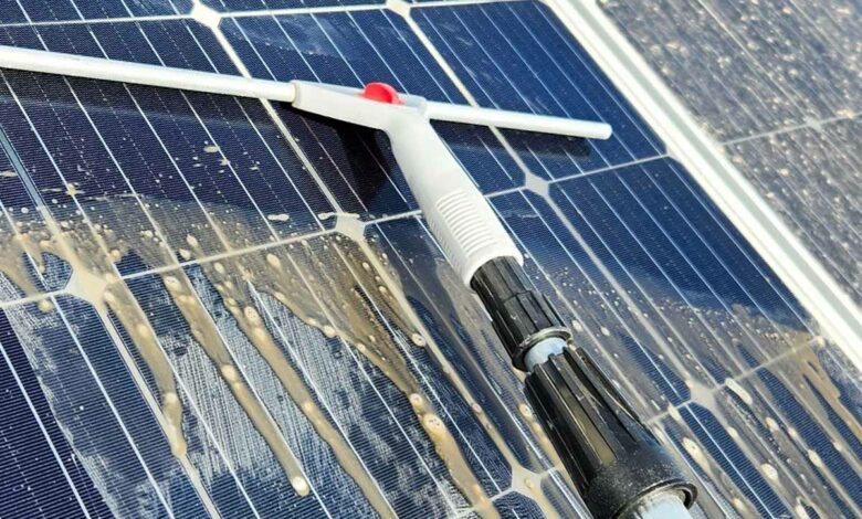 Un lavage régulier de vos panneaux solaires est conseillé pour conserver leur rendement de production.