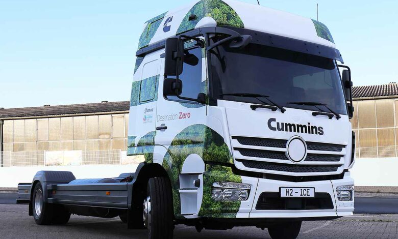 Cummins développe un moteur à hydrogène capable de propulser des camions, mais surtout des véhicules non routiers pour le BTP et exploitations minières.