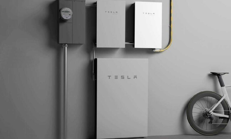 Des batteries électriques Tesla Powerwall 2.