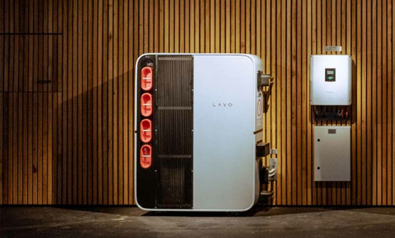 Une batterie de stockage à hydrogène LAVO sur un site de test en Australie.