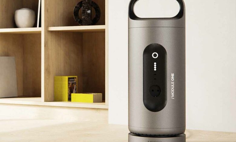Une batterie de petite taille, bien pratique pour les petits espaces.