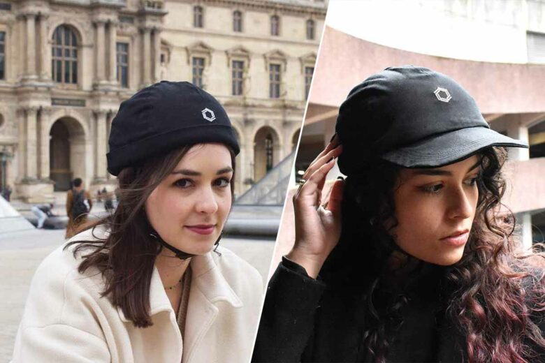 Un casque de vélo qui a du style.