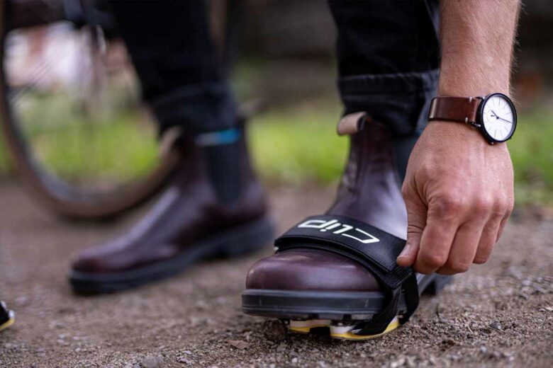 Une solution de fixation qui s'adapte à toutes les chaussures.