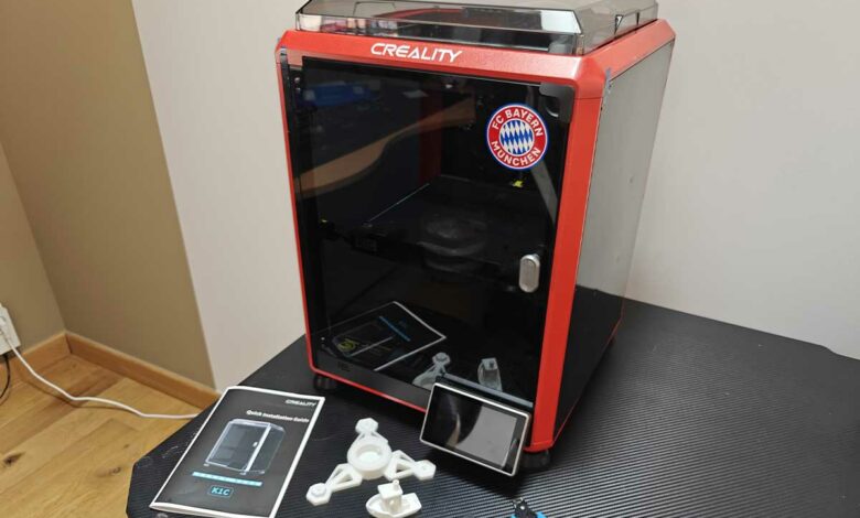 L'imprimante 3D Creality K1 (version rouge).