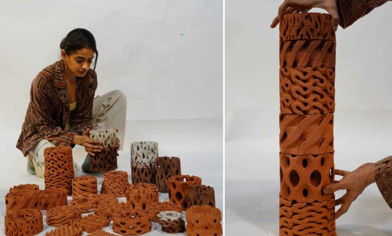Des modules imprimés en 3D et inspirés des termitières pour refroidir l'air.