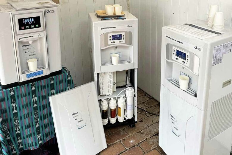 De l'eau potable à partir de l'air avec ces générateurs d'eau atmosphérique AirQua.