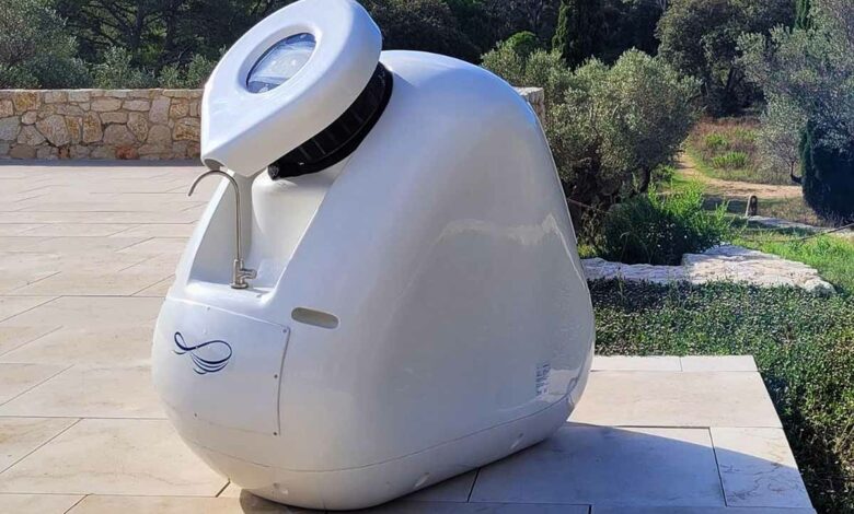 Produire de l'eau potable à partir de l'air avec le Kumulus Amphore.