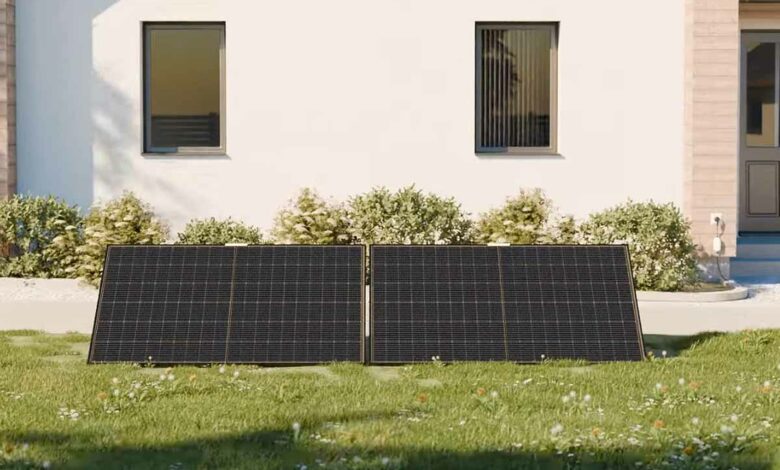 Un kit solaire plug and play.