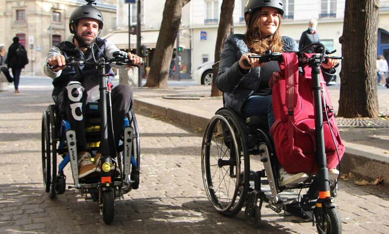 Avec se système les personnes en fauteuil roulant retrouvent une facilité et une liberté de déplacement.