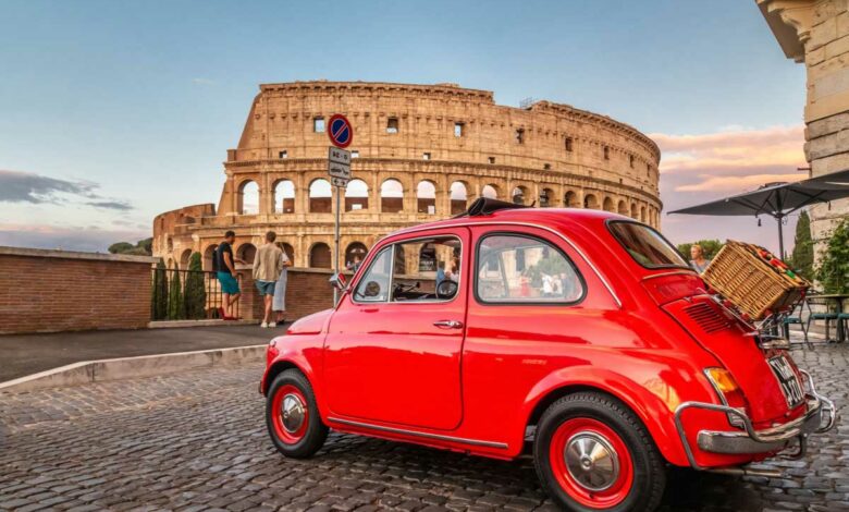 Un road trop en Italie.