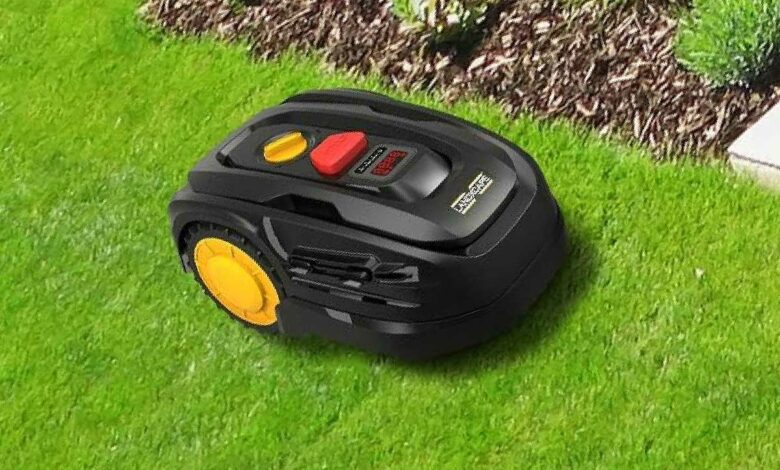 LANDXCAPE Robot Tondeuse sans Fil 300 m² (LX799).