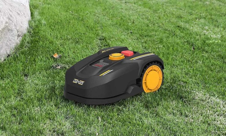 Le robot tondeuse Landxscape.