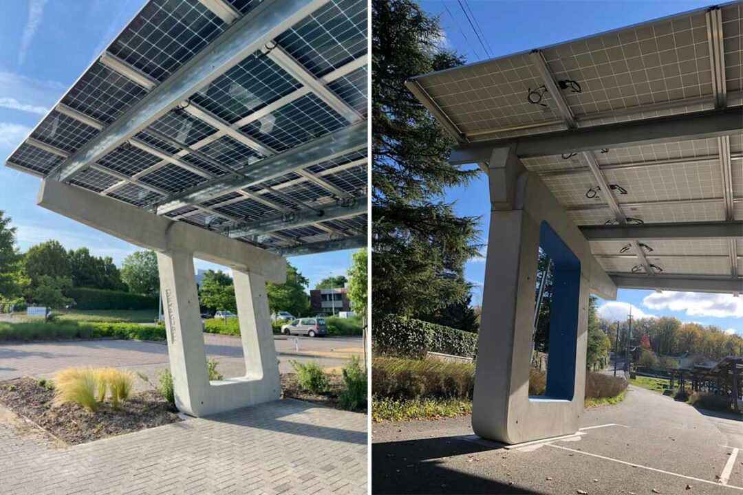 Mecosun dévoile le Mecopark, une gamme de carports solaires en béton et sans fondation NeozOne