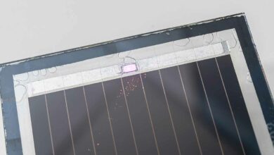Une cellule solaire en pérovskite qui peut être imprimée.