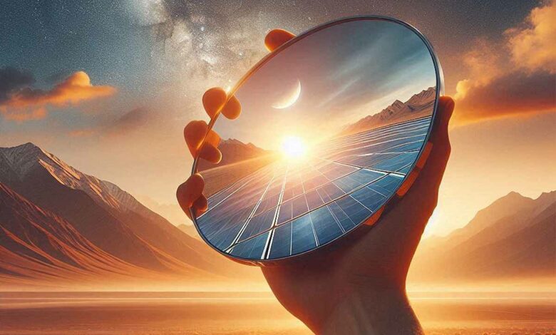 Un réflecteur solaire pour améliorer le rendement des panneaux photovoltaïques.