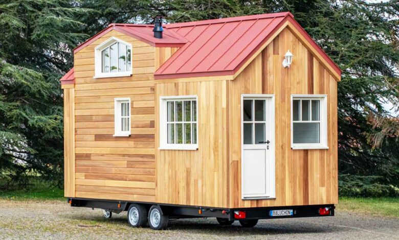 Le dernier modèle de chez Baluchon, la tiny house Hytta.